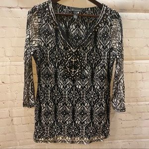 INC XXL blinged out tunic never worn